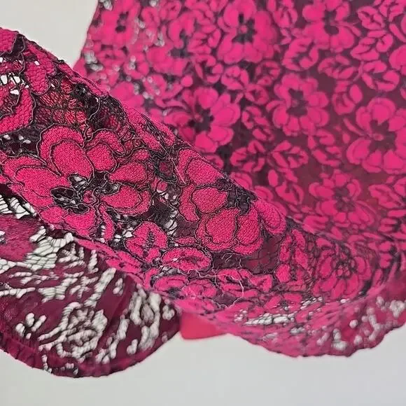 American Living Women's Lace Dress Sz 12 Bell Sleeve Bohemian NEW Stretch A-Line - Picture 3 of 11